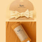 Bamboo Stretch Swaddle + Headband Bundle Bundles Kiin ® Oat Caramel 