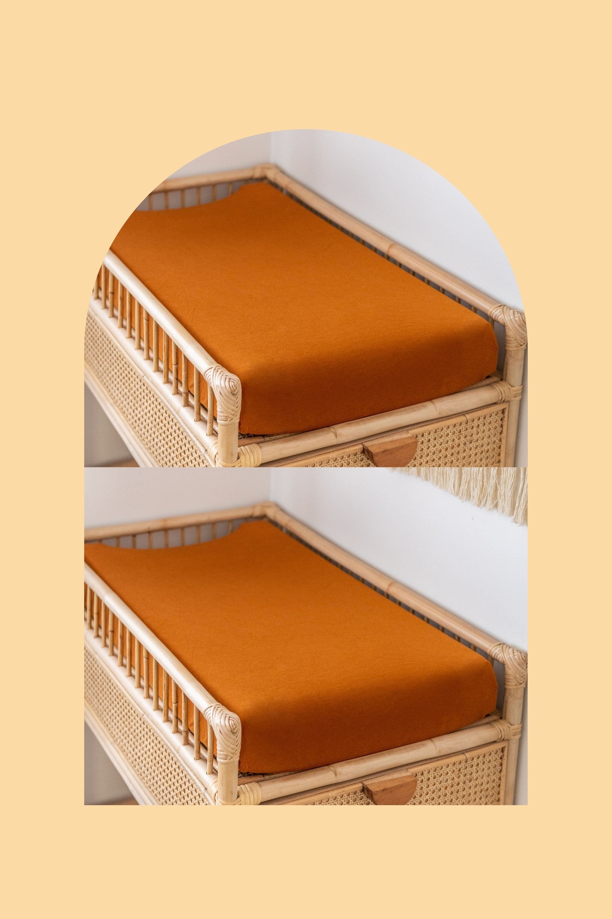 Change Pad/Bassinet Sheet Bundle Kiin ® Rust Rust 