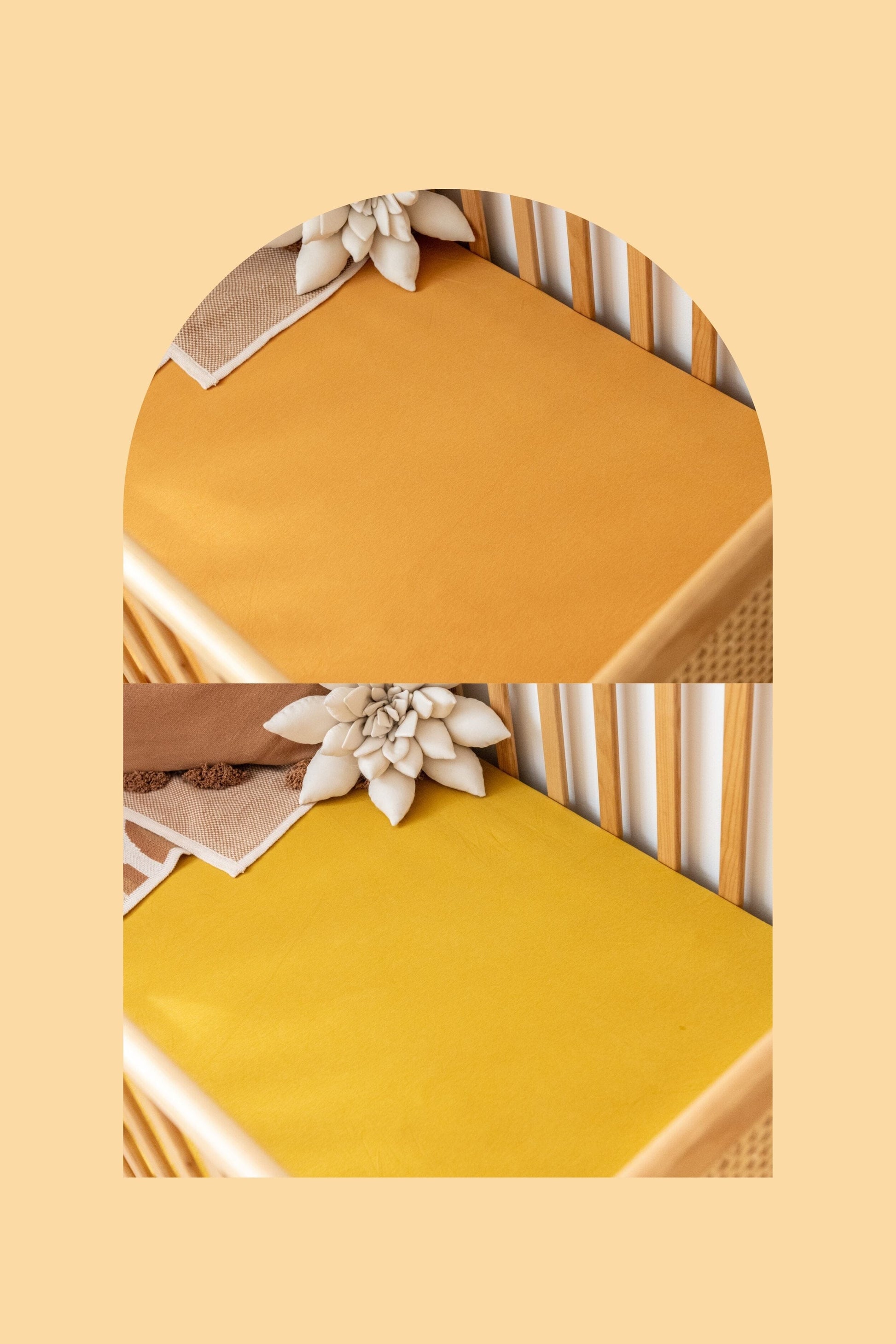 Cot Sheet Bundle Kiin ® Amber Mustard 