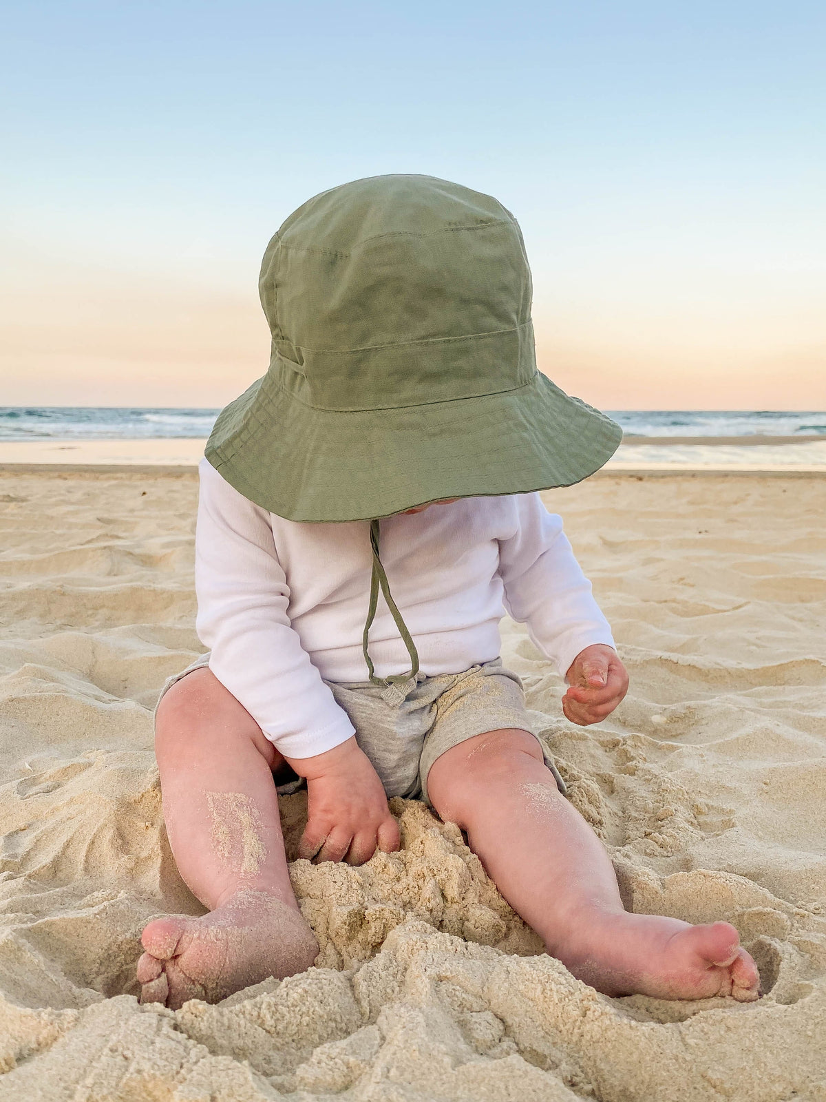 Cotton Sun Hat Baby & Toddler Hats Kiin Baby 