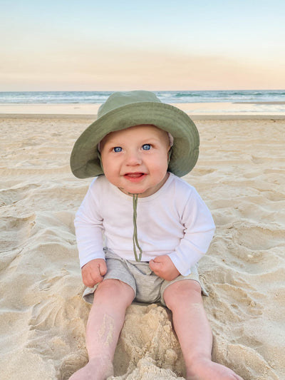 Cotton Sun Hat - Eucalyptus