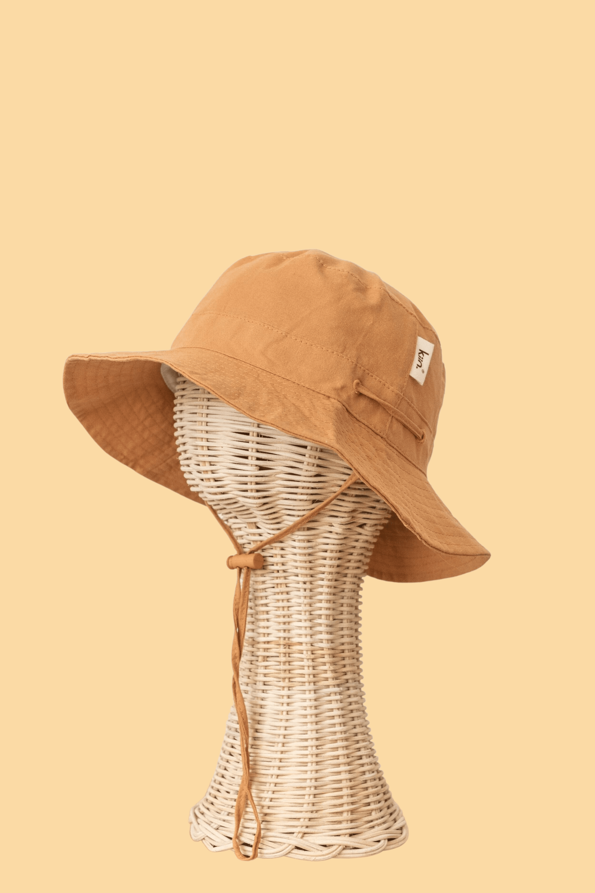 Cotton Sun Hat Clothing + Accessories Kiin ® Toffee XS 