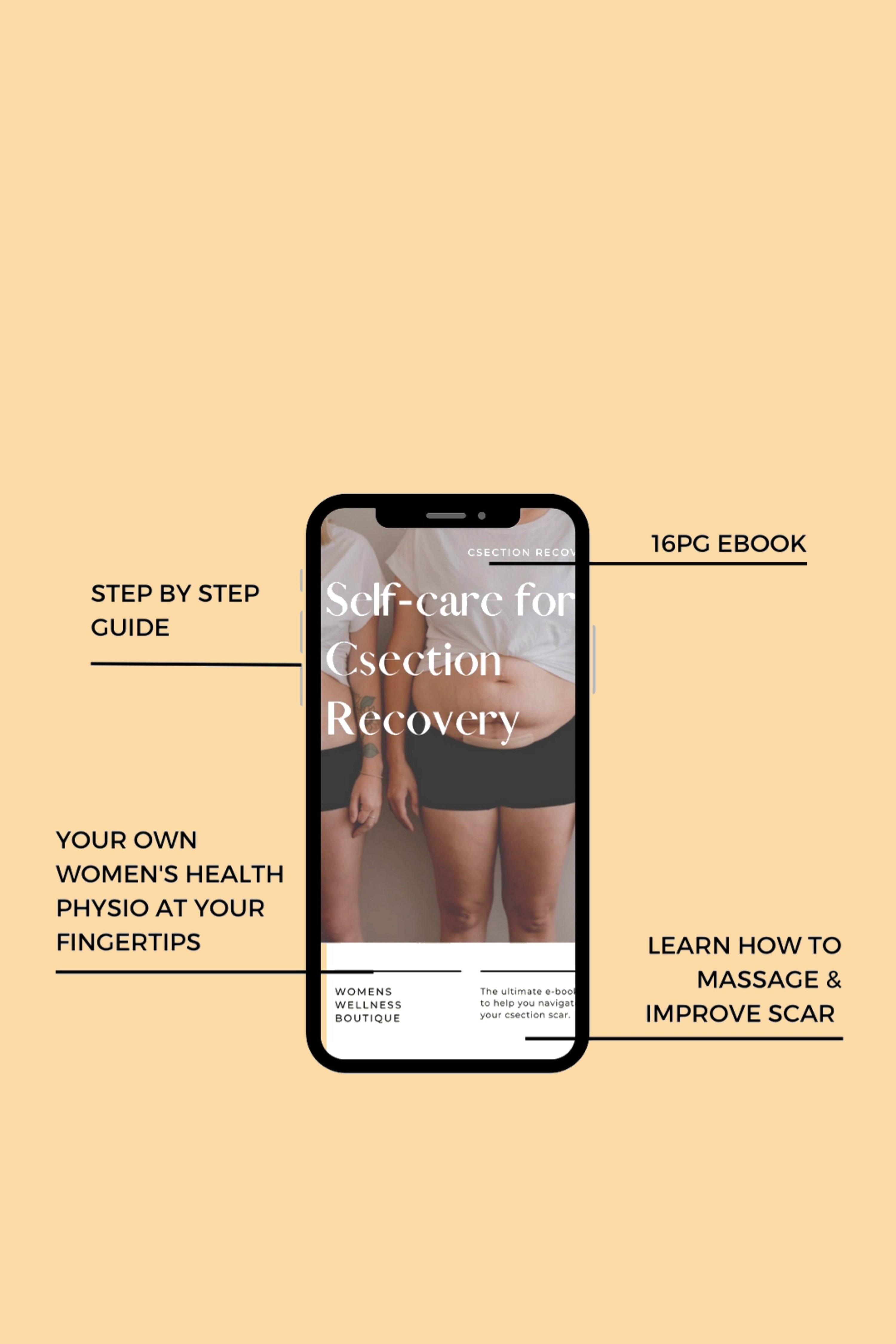 Csection Scar Recovery Kit Postpartum Care Womens Wellness Boutique 