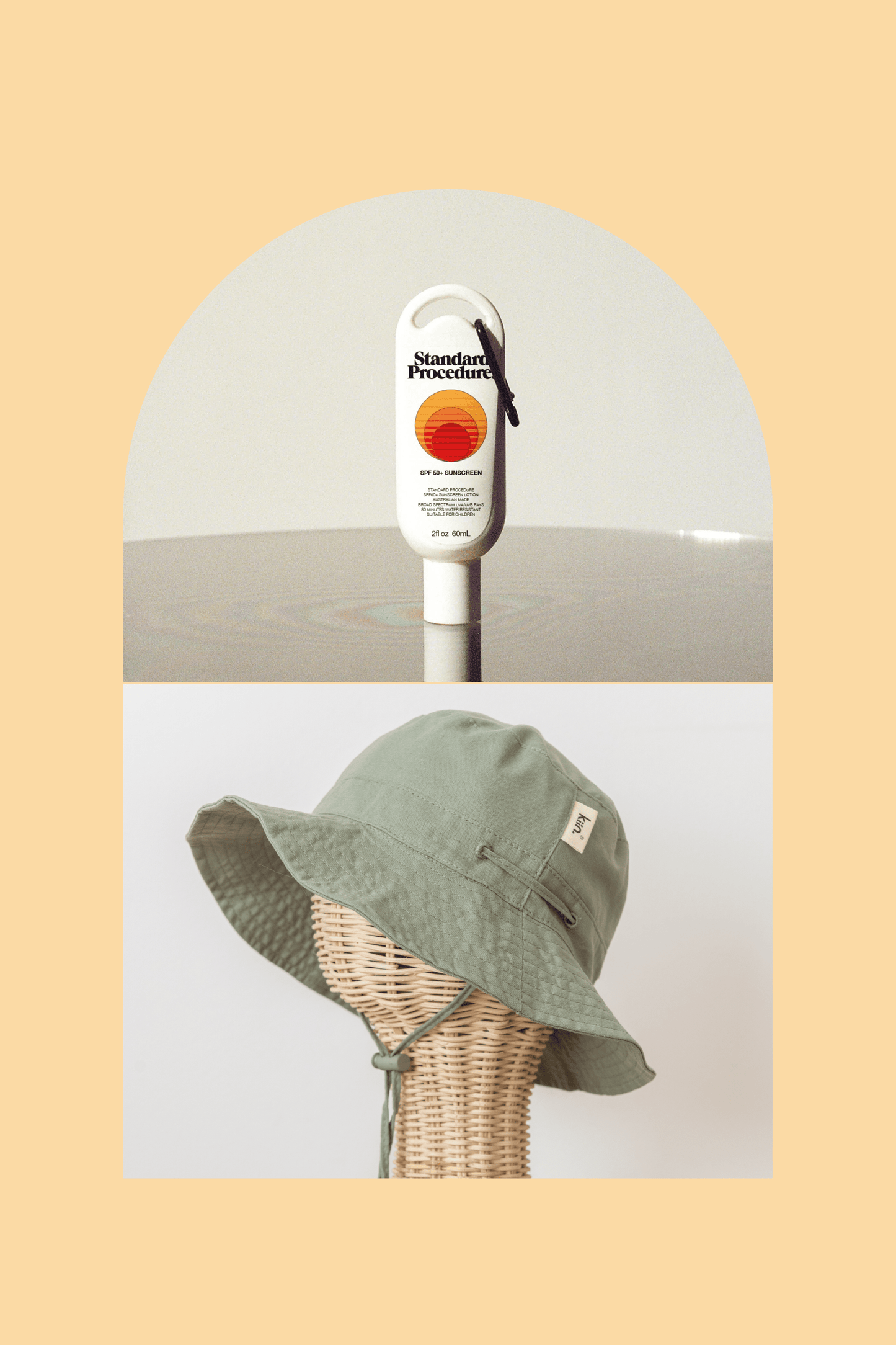 Hat + Sunscreen Bundle Kiin ® Eucalyptus XS 