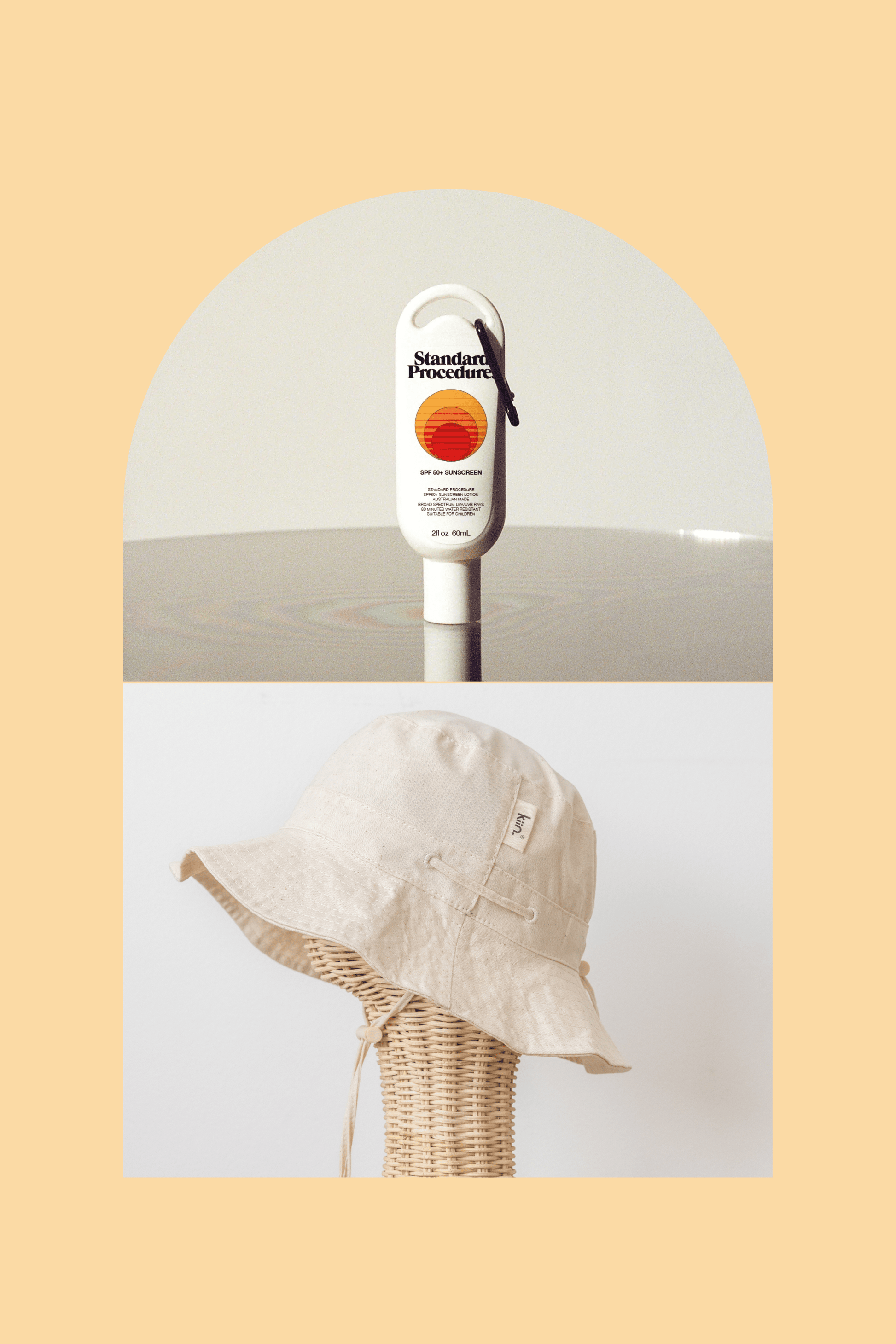 Hat + Sunscreen Bundle Kiin ® Oatmeal XS 