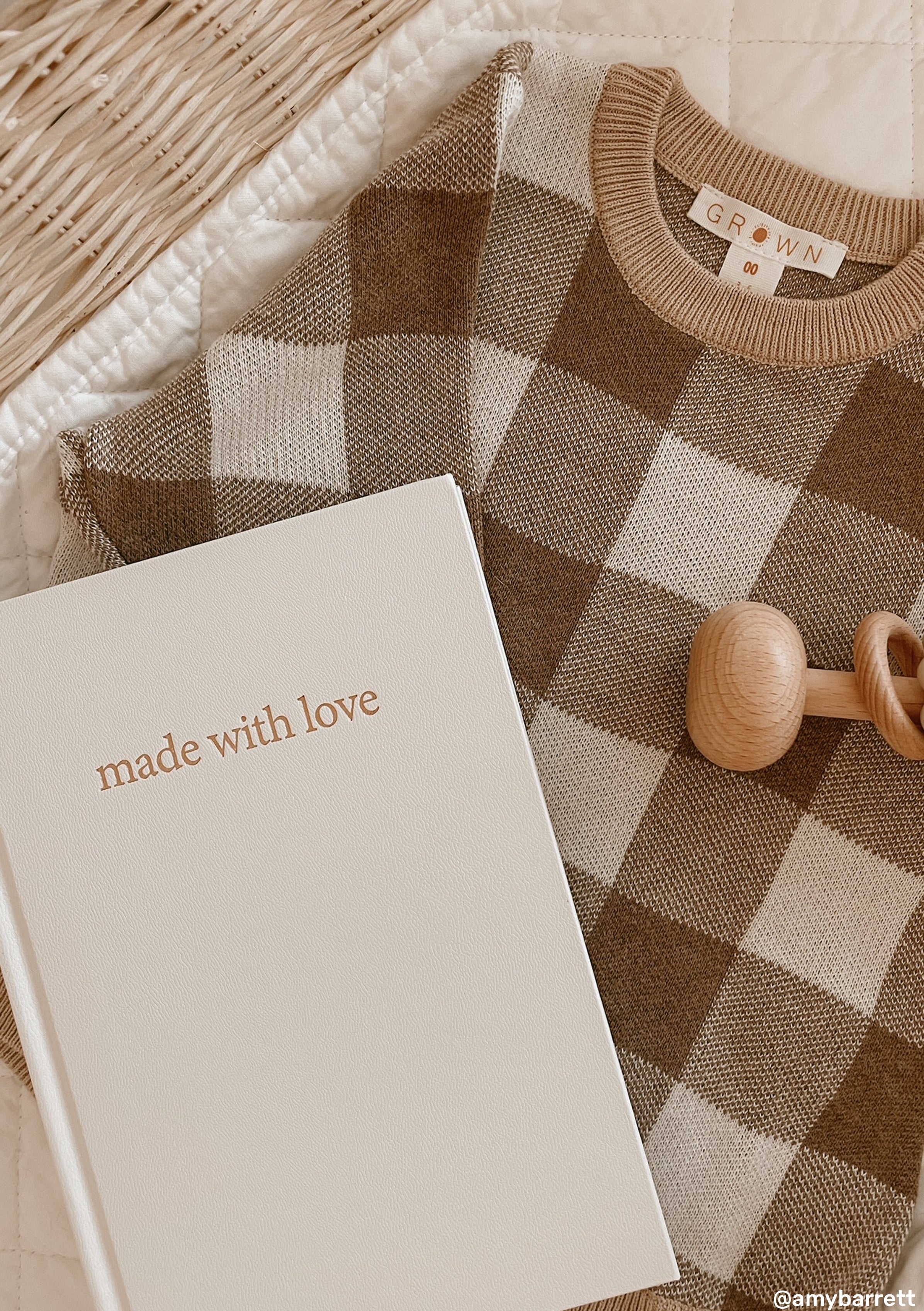 Made With Love - Pregnancy Journal journal Forget Me Not 