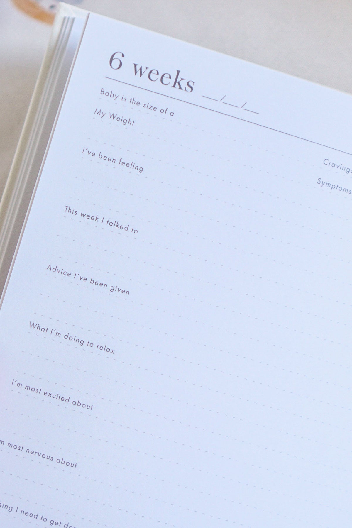 Made With Love - Pregnancy Journal journal Forget Me Not 