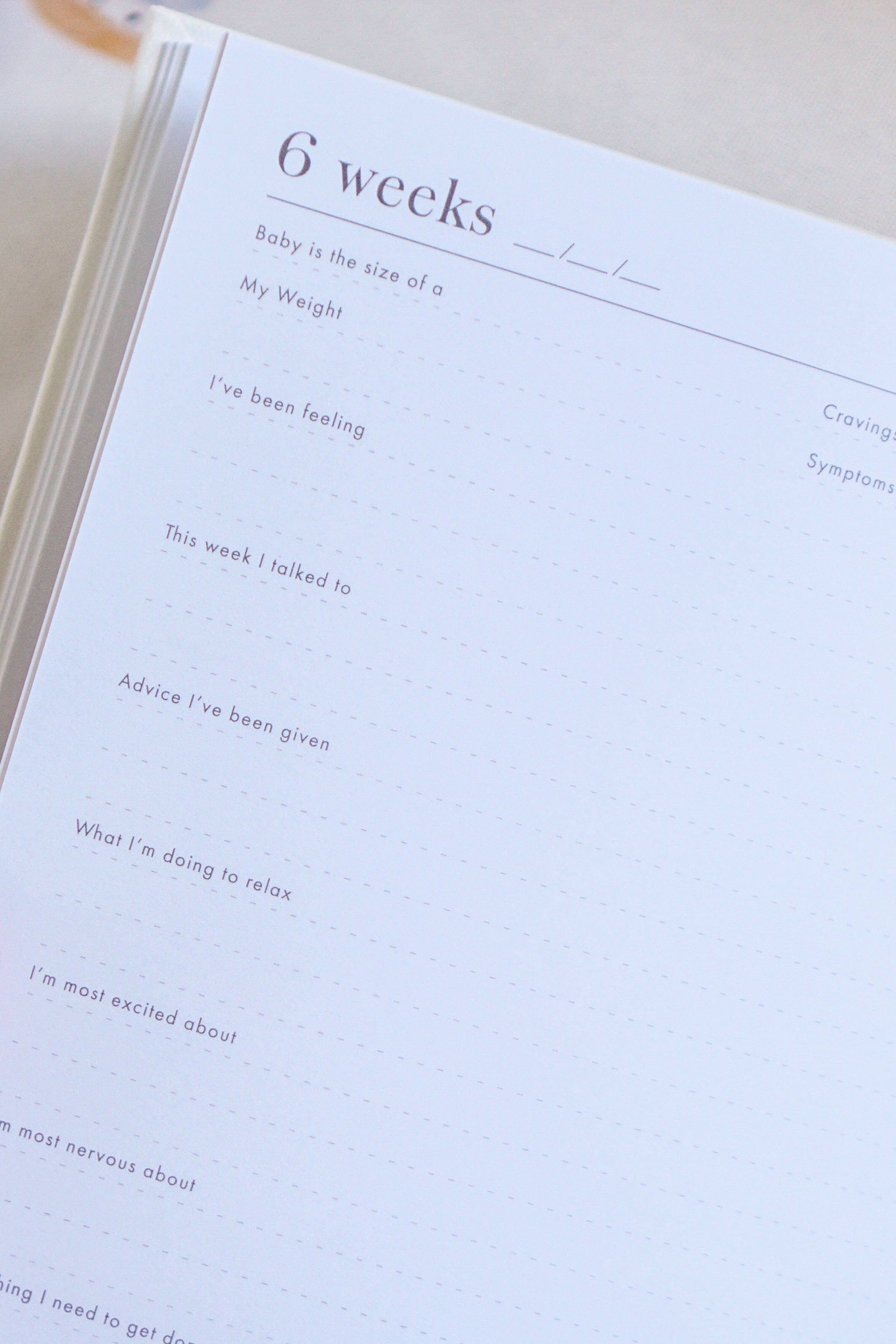 Made With Love - Pregnancy Journal journal Forget Me Not 