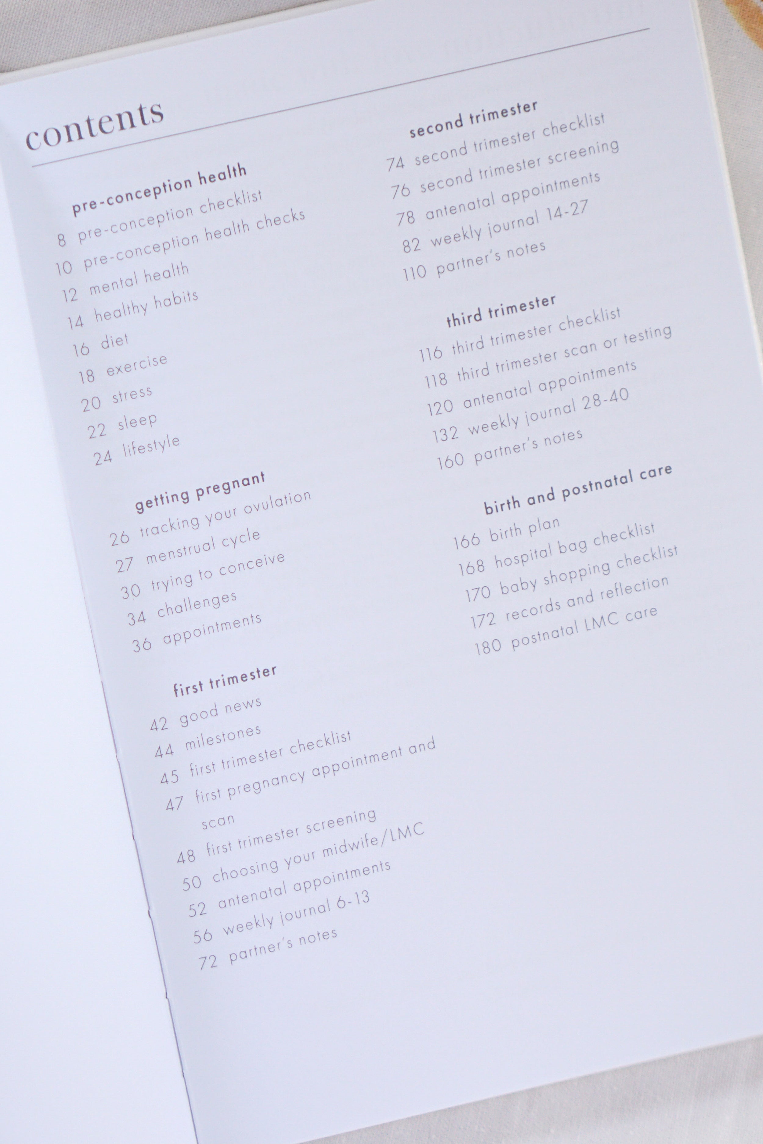 Made With Love - Pregnancy Journal journal Forget Me Not 