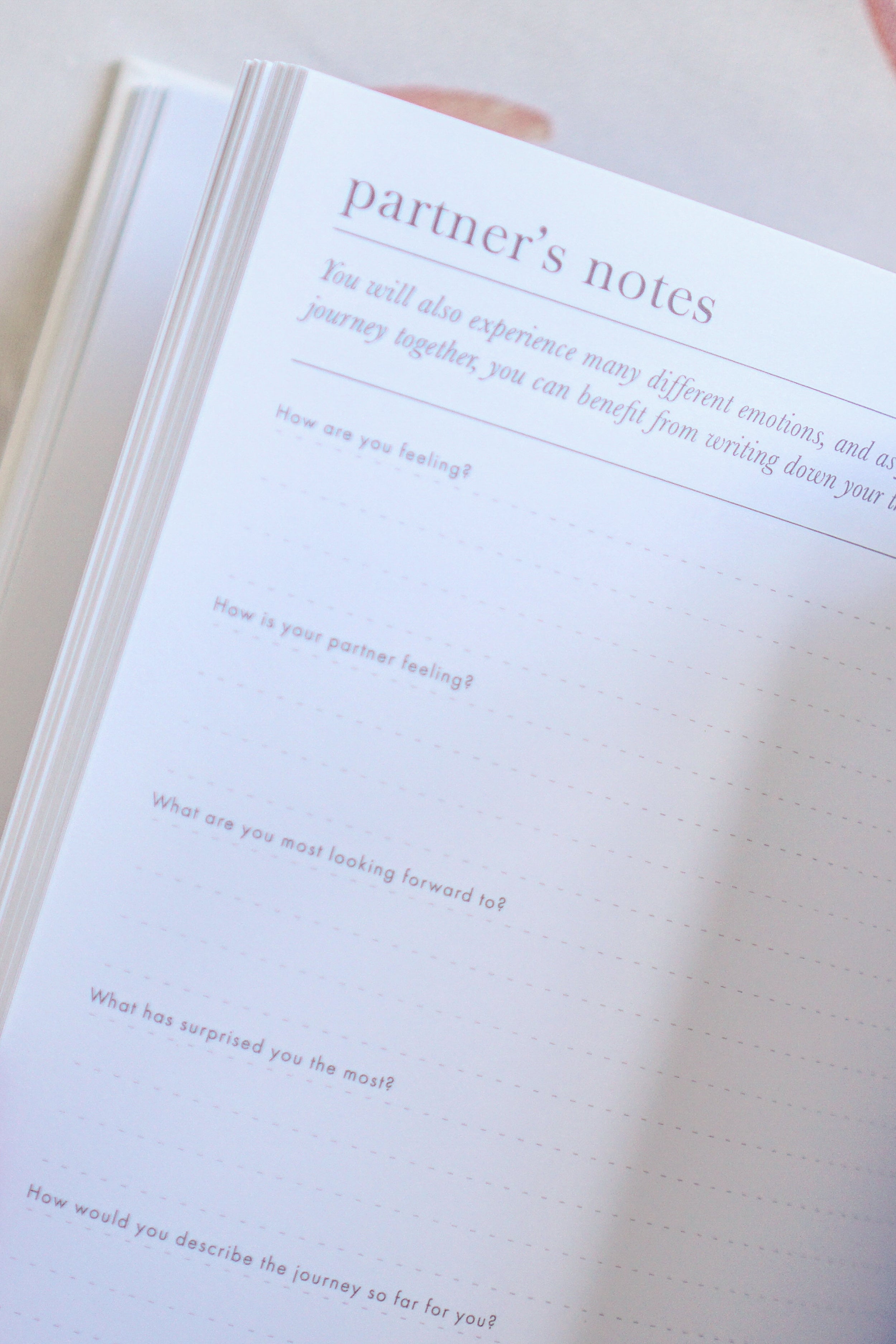 Made With Love - Pregnancy Journal journal Forget Me Not 