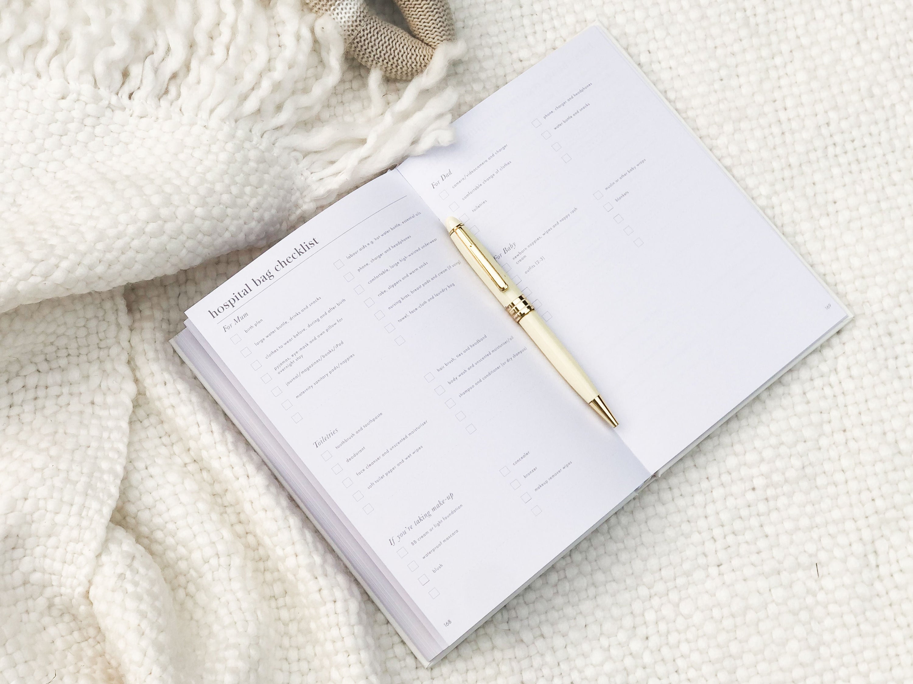 Made With Love - Pregnancy Journal journal Forget Me Not 