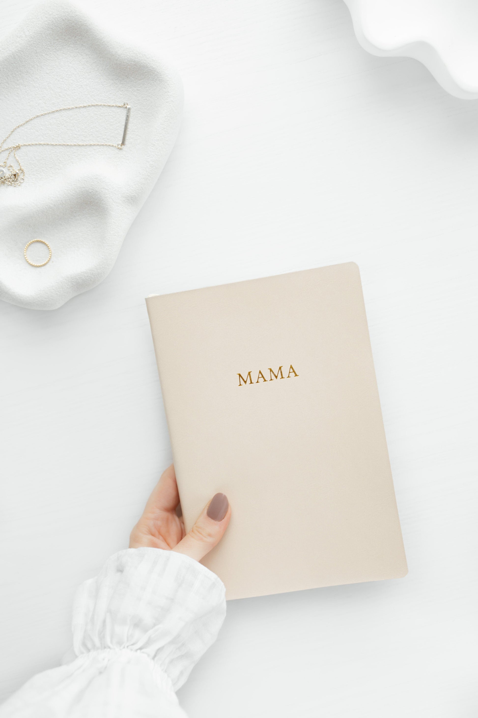 Mama Notebook In Giftbox Journal Forget Me Not Ecru 