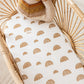 Organic Change Pad/Bassinet Sheet Kiin ® Rainbow Ivory Umber 
