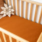 Organic Cot Sheets - Solids Sheets Kiin Baby Rust 