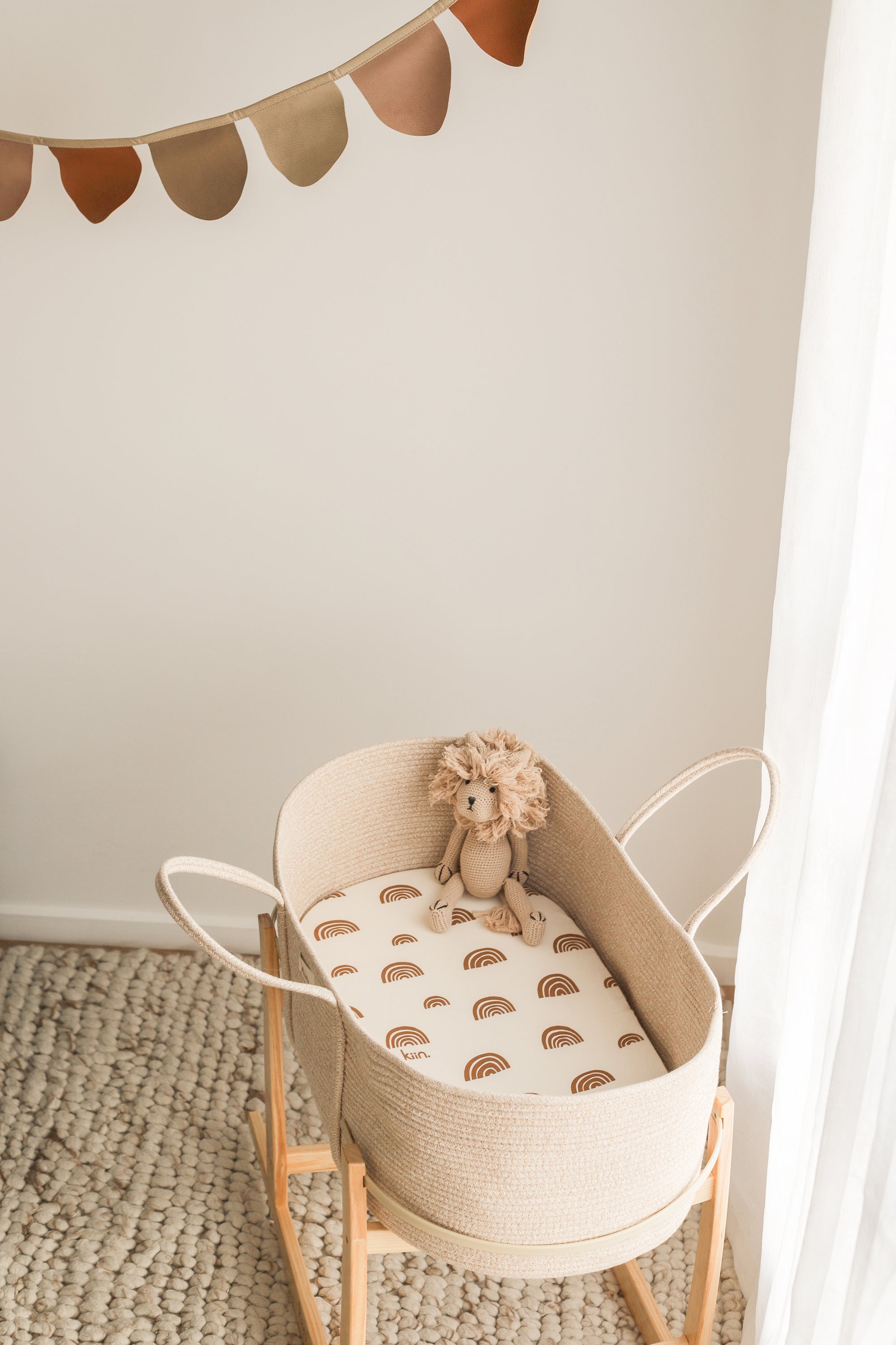 Organic Moses/Pram Sheets Sheets Kiin Baby 