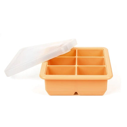 Silicone Baby Food and Breast Milk Freezer Tray Feeding Haakaa Apricot 