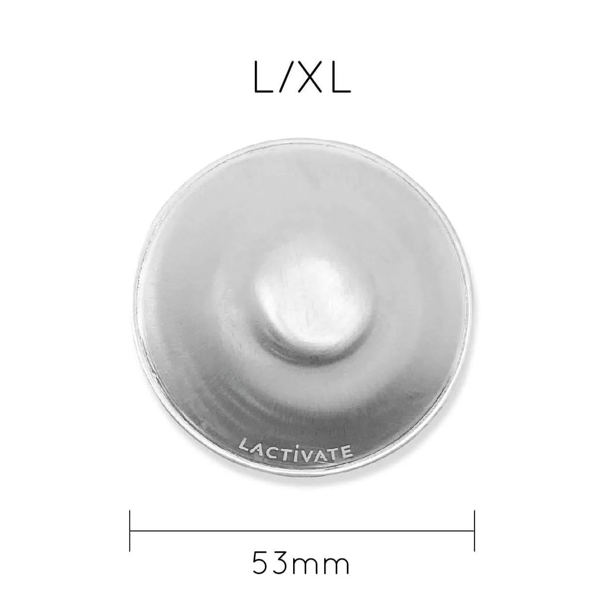 Silver Nursing Cups Care Lactivate L/XL 
