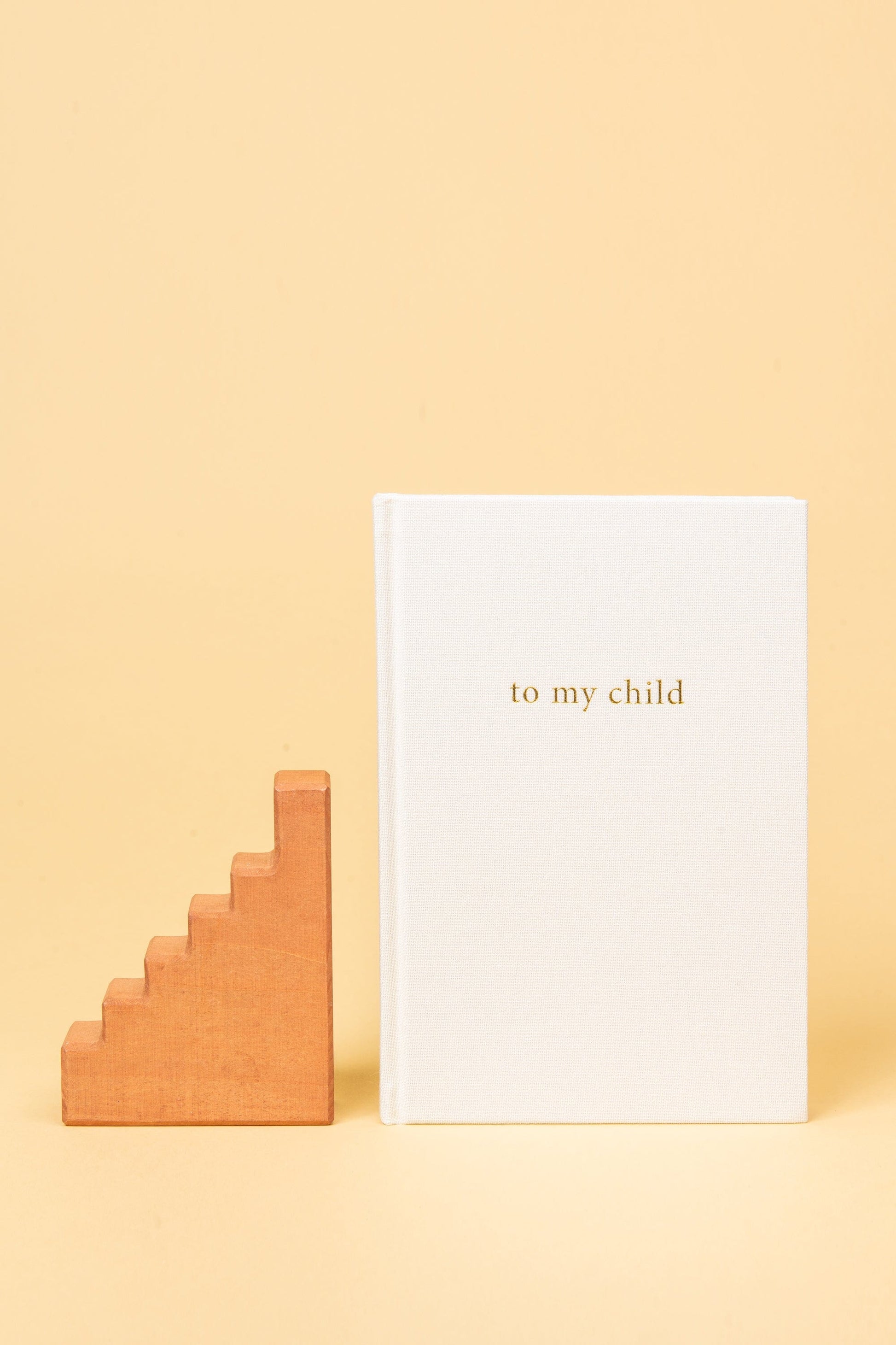 To My Child - Childhood Journal & Baby Book journal Forget Me Not Ivory Cover 