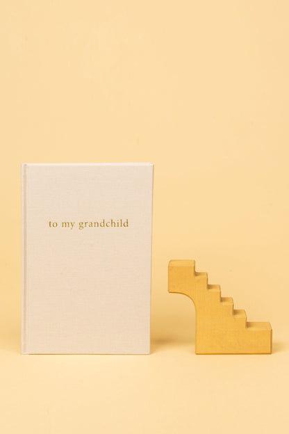 To My Grandchild - Grandparents Journal journal Forget Me Not Latte Cover 