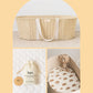 Twine Moses Basket + Sheet + Mattress Protector Bundle Kiin ® Rainbow Ivory Umber 