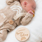 Wooden Milestone Discs Decor Kiin Baby 