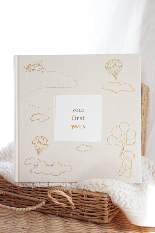 Your First Years | Baby Record Book journal Forget Me Not 