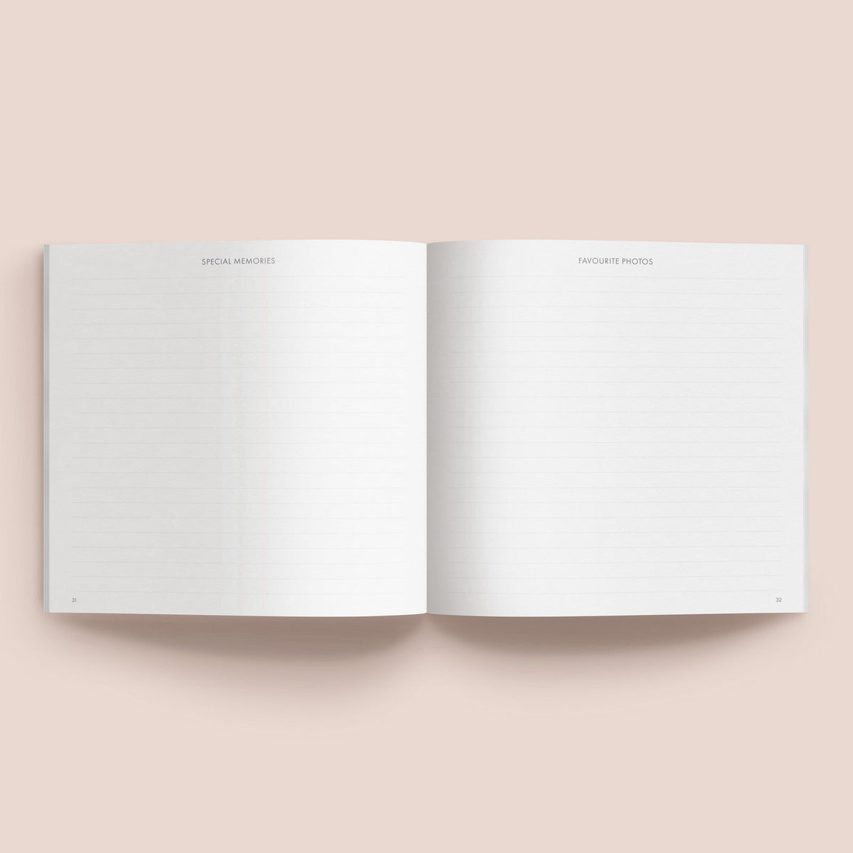 Your First Years | Baby Record Book journal Forget Me Not 