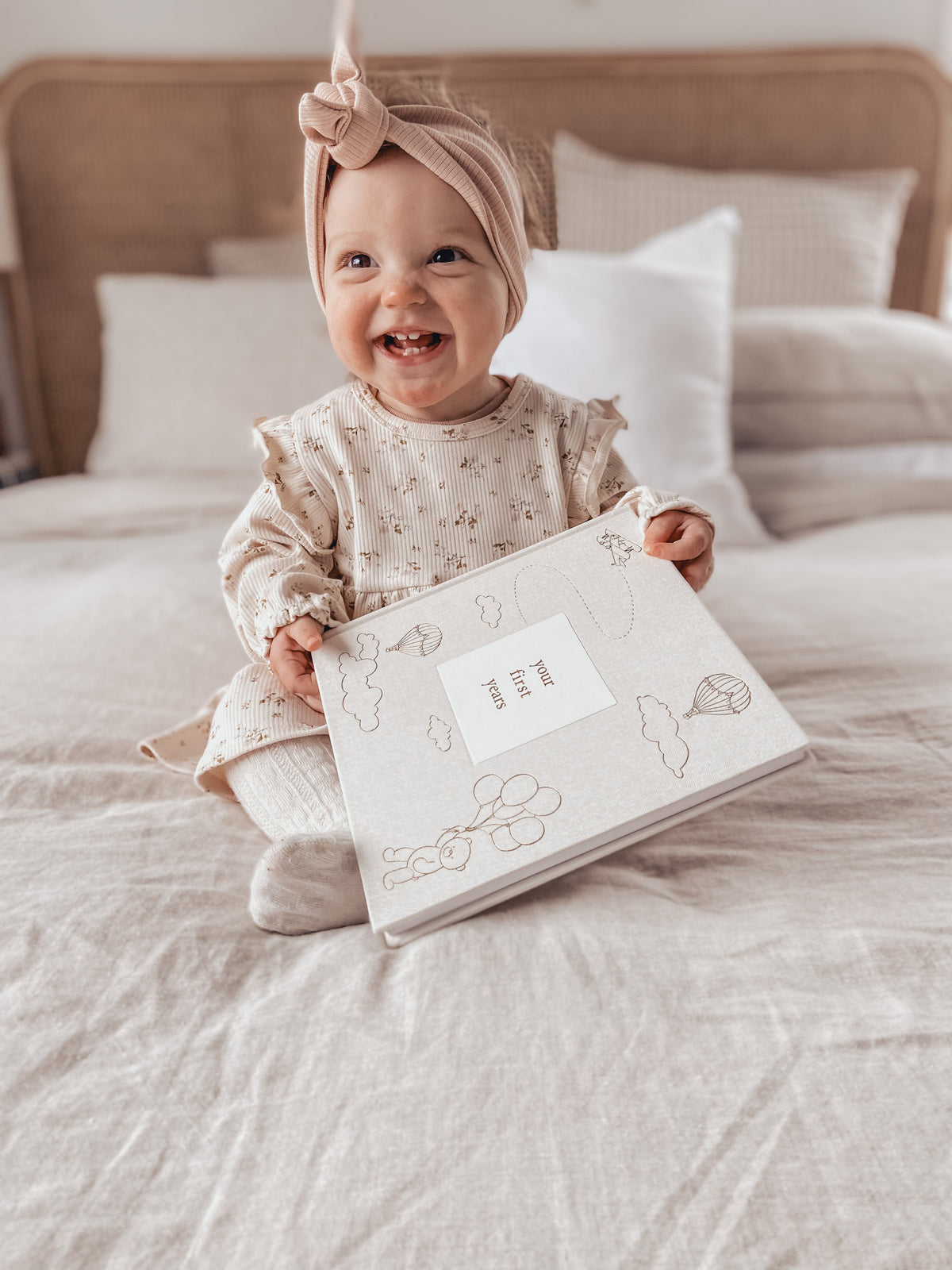 Your First Years | Baby Record Book journal Forget Me Not 